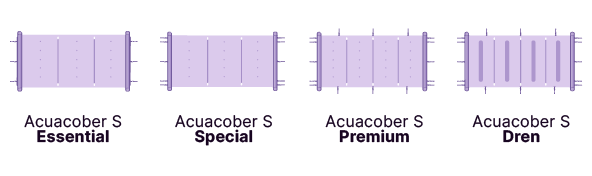 Tipos de cobertor de seguridad Acuacober S